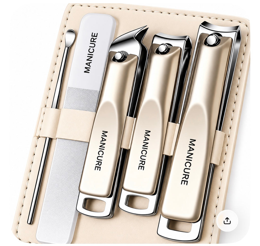 Luxury Manicure Set – Professional Nail Care Kit with Elegant Travel Case