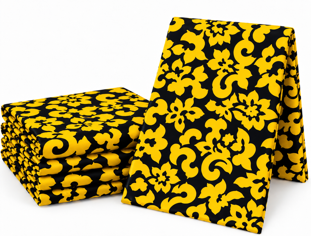 6 Yards Premium Ankara Fabric – 100% Cotton