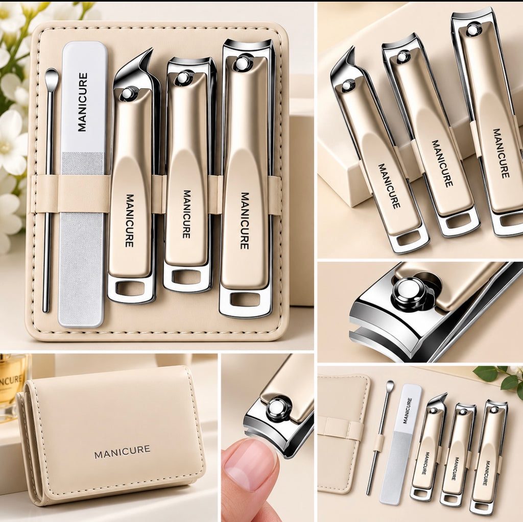 Luxury Manicure Set – Professional Nail Care Kit with Elegant Travel Case
