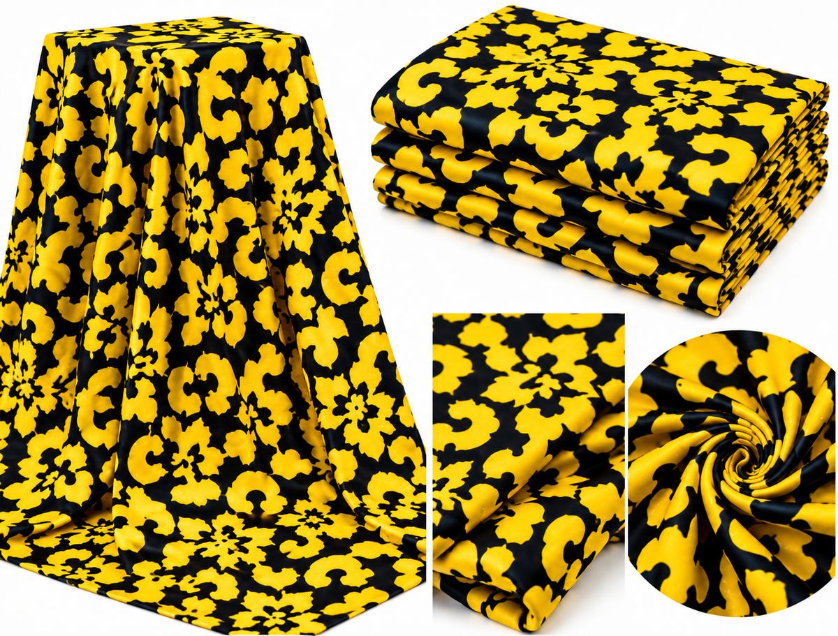 6 Yards Premium Ankara Fabric – 100% Cotton