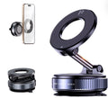 Title: Magnetic Car Phone Holder, 360° Adjustable Dashboard & Windshield Mount with Strong Suction Base and Foldable