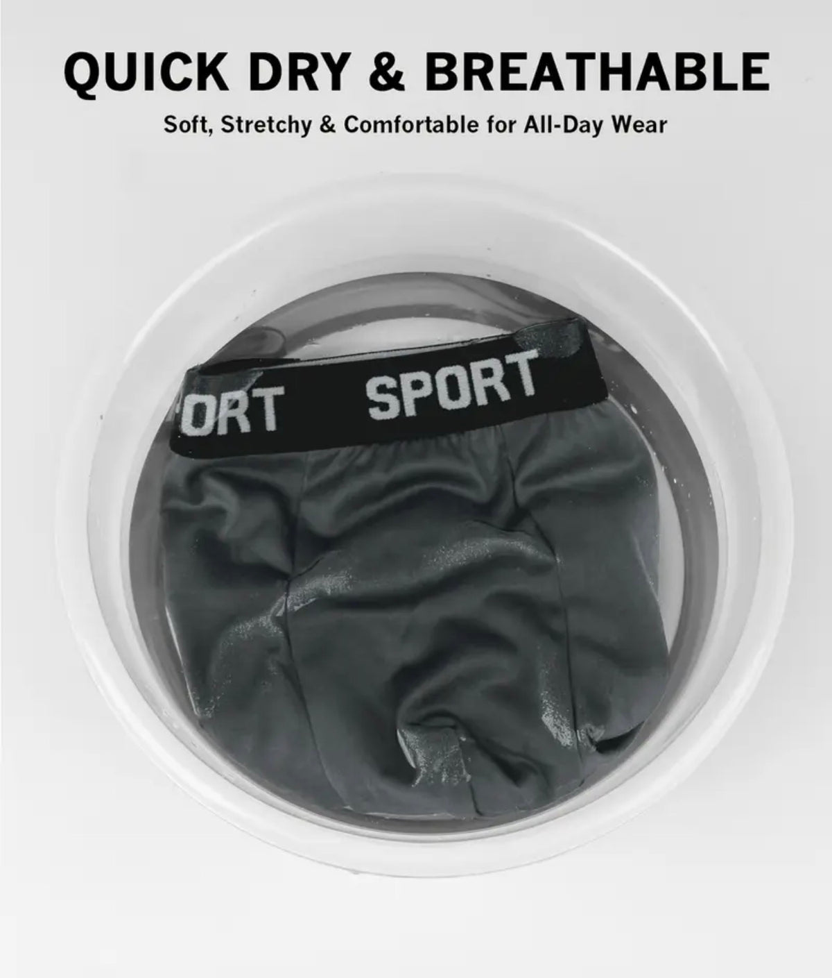 Men’s 8-Pack Stretch Boxer Briefs – Breathable Sport Underwear