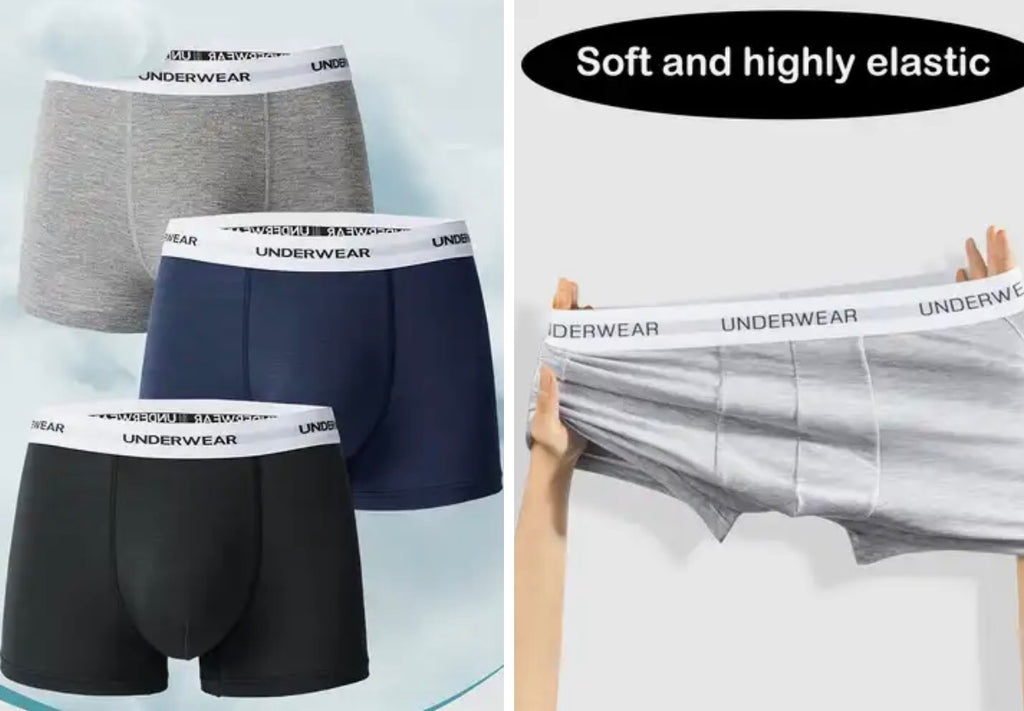 Men’s 8-Pack Stretch Boxer Briefs – Breathable Sport Underwear